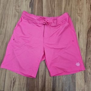 UV Skinz Swim Trunks Shorts Large Men Pink